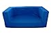 Children's Double Foam Sofa Replacement Slip COVER ONLY in Blue.
