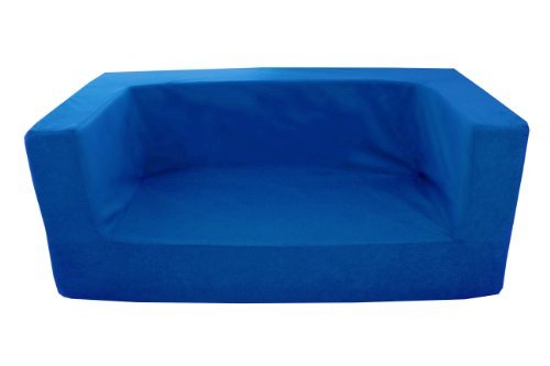 Children's Double Foam Sofa Replacement Slip COVER ONLY in Blue.