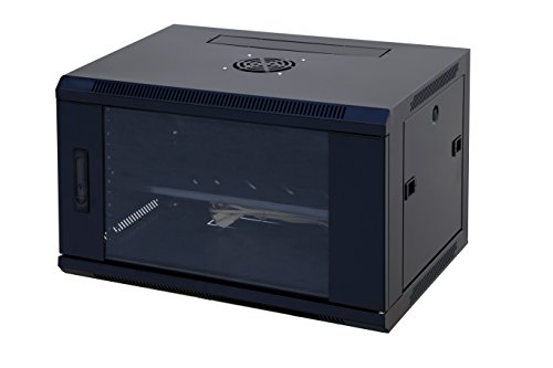 Preisvergleich Produktbild 'lanticket 202038 Kleiderschrank MURAL, 6U, 19, Tiefe 450 mm, mit Zubehör