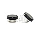 Teensery 25 Pcs Plastic Empty 5ml 5g Cosmetic Storage Containers Makeup Eyshadow Cream Nail Powder Container Pot Jars (black)