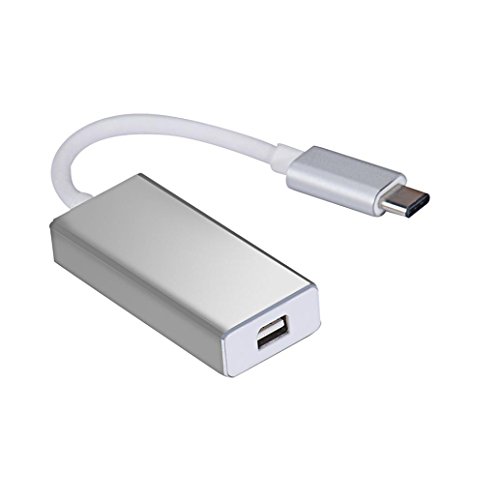 Bluestercool USB 3.1 Typ C zu Mini Displayport DP 1080p HDTV-Adapter-Kabel (Silber)