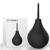 OTBBA Enema Bulb Kits Clean Anal Silicone Douche for Men Women FDA Certificate Comfortable Medical Kits with 2 Nozzles