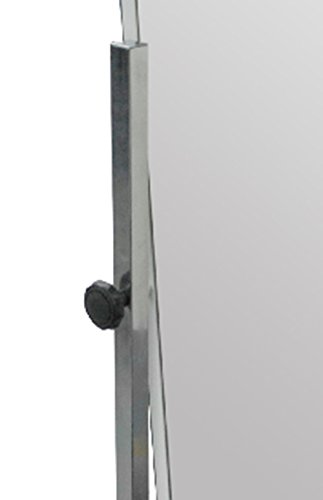 Standspiegel schwenkbar fahrbar, beidseitige Spiegelfläche 165 x 60 cm verchromtes Gestell Anprobespiegel Therapiespiegel Spiegel - 2