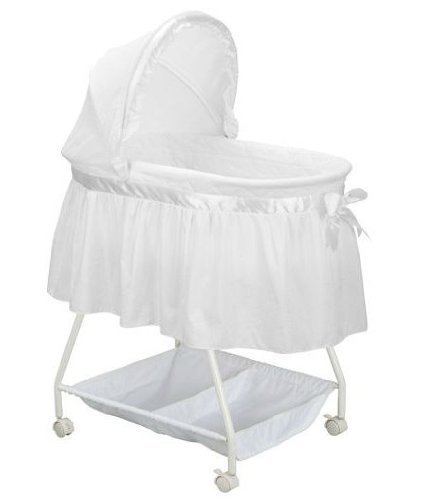 Delta - Sweet Beginnings Satin Lane Bassinet