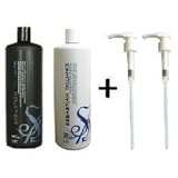 Sebastian trilliance Shampoo 1000 ml & Acondicionador 1000 ml con bomba dispensador