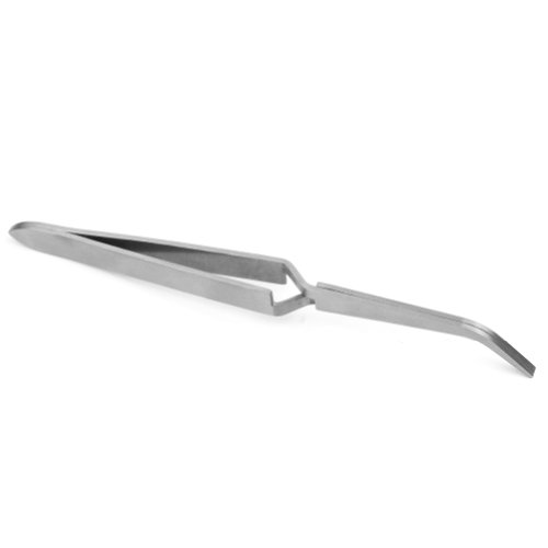 RHX Stainless Steel Angle Tipped Curve Acrylic Manicure Nail Polish Art Pincher Tweezer Gems Pearls Rhinestones Decorations Makeup Picking Clipper Nipper Tool