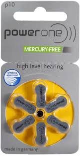 Baterías para audífonos (P10, P13, P312, o P675) de Power One