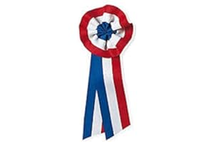 COOLMP Lot de 3 - Badge cocarde France Bleu Blanc Rouge 6cm