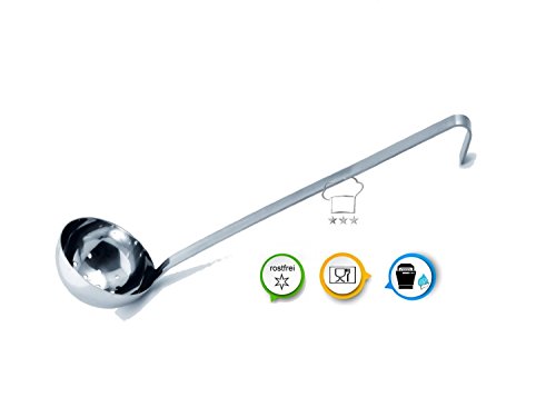 Kerafactum® - gelochte Kelle Kloßkelle Schöpflöffel Schöpfkelle Soßenkelle Suppenkelle 0,2 Liter