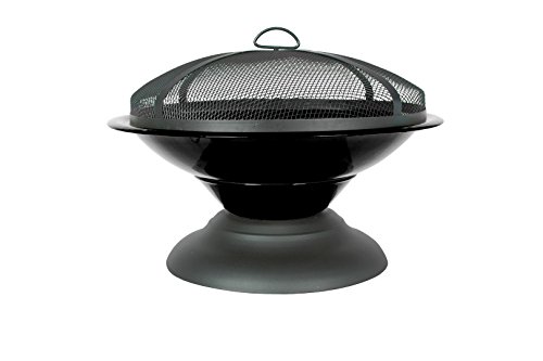 RedFire Moda enamelled firepit, schwarz, 61x61x44 cm, 85012