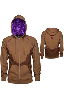 Preisvergleich Produktbild Starcraft II Zerg Carapace Kapuzenjacke braun L