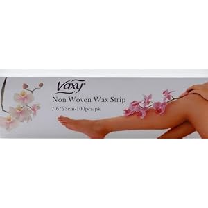 Professional Wax Strips, Non Woven Body Hair Removal Ready to use Paper Wax Strips for Sensitive Skin -100 Pcs Pack - Image 6