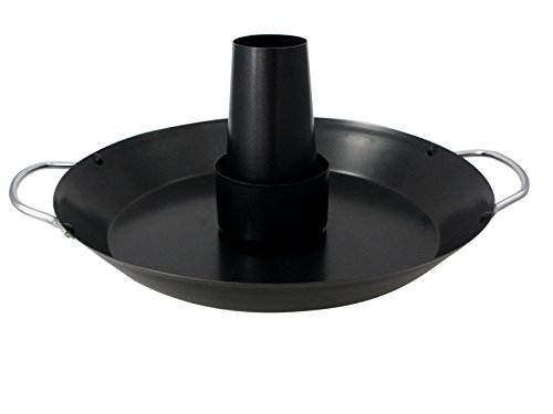 Preisvergleich Produktbild Geflügelhalter Hähnchenbräter Hähnchengrill 2-TLG. Hühnersitz mit Bierbehälter