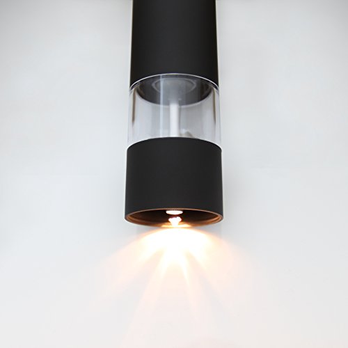 Oaoa Design elektrische Pfeffermühle und Salzmühle als exklusives Set, Modell „BiancoNero“, mit Licht, Bonus E-Book, hochwertiges Keramikmahlwerk, klimaneutrale Verpackung und Transport - 4