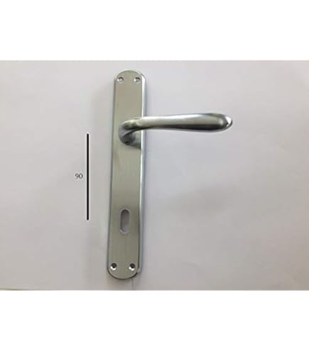 Maniglia Porta Sidney 1126 P - Maritech Bronzo Graffiato, Con Foro Yale E Placca Interasse 85mm - Foto 9