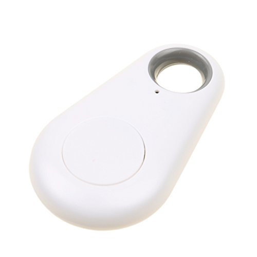 Dolity Localizzatore Intelligente Bluetooth GPS Antifurto Tracker Indicatore Di Posizionamento Chiave Tag - Bianco