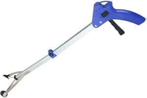 JAMTECH Grabber Reacher Tool Stick-Liter & Garbage Pickup Stick- Long Aluminum Foldable Stick for elderly & disabled-Easy Grasp 80cm Lightweight & Durable Trash Claw Grabber