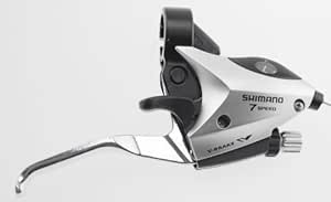 SHIMANO ST-EF50 Altus Shift and Brake Lever Set (7-Speed, Silver ...