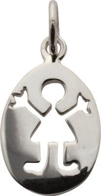 Sterling Silver Girl Charm by Lily Charmed