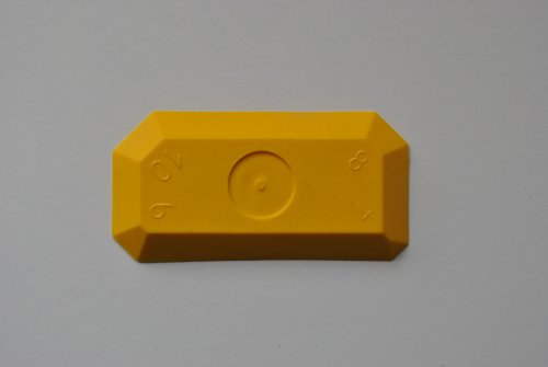 Fugenglätter (gelb) Fugenabzieher, Fugenset, Silikonfuge, Fugenspachtel, Glättspachtel - 3