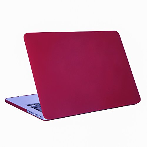 RYGOU 4 in 1 Slim Case Plastik Schutzhülle Hülle mit Tastatur Abdeckung Bildschirm Skin für Macbook Pro 15.4 „mit Retina Display Modell: (A1398) - 3