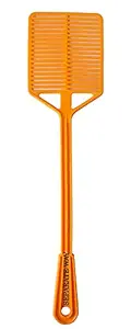 SEPARATE WAY Square Shaped Manual Fly Swatter with Long Handle Plastic (Multicolour, Pack of 1)