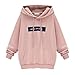 Produktbild TianWlio Damen Hoodie Hoodie Kapuze Bauchtasche Pulli Pullover Sweater Damen V Neck Ausschnitt Schnüren Sweatshirt Neu Trend Fashion