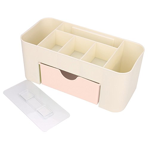 Preisvergleich Produktbild Sukisuki Make-up-Kosmetik-Aufbewahrungsbox mit Schublade, platzsparend, Polypropylen, Rose, Einheitsgröße