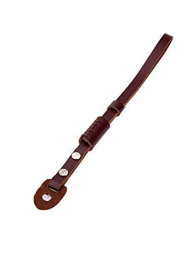 X-Cool Professional Quick Release cuir r  glable Main Camera Grip Bracelet Strap pour Nikon Canon Sony Pentax Olympus Panasonic Camera  Cuir marron 