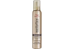Wella Wellaflex Power Grip Form & Finish, schiuma resistente per una durata di 24 ore, confezione da 6 (6 x 200 ml)