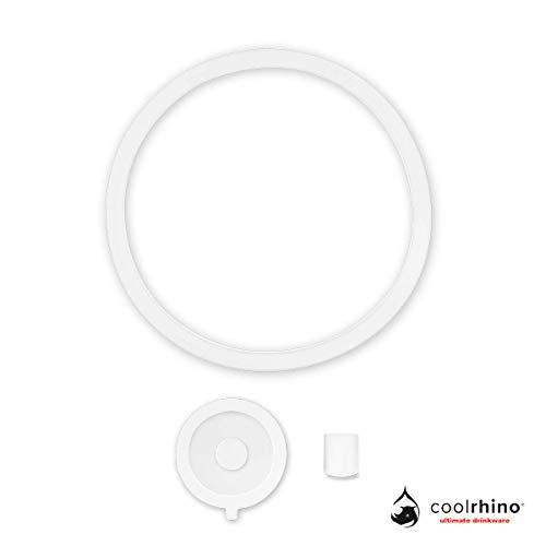 coolrhino Original Ersatz-Dichtungsset für Deine "rhinosport" Trinkflasche | Ersatz Dichtungen Set für die Größen 650ml, 1000ml und 1500ml