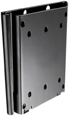 Atdec TH-1026-VF TV Wall Mount with Security Screws To Deter Theft and 75x75/100x100 VESA Support for Displays up to 66-Pound, Black