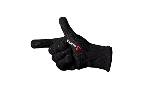 Designer Edel Grillhandschuhe, Ofenhandschuhe, 30 cm lang, mit EN407 Zertifikat, Premium Qualität, bis 350°C, 1 Paar Fingerhandschuhe, verwendbar als Topfhandschuhe, Schutzhandschuhe. - 6