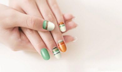 Mango10 self adhesive nail polish, Panda Footprint, Removable with Nail Remover