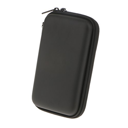 MagiDeal Aufbewahrungstasche Kabel Organizer Etui Rei  verschluss-Beutel H  lle Ideal f  r Reisen - Schwarz
