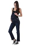 Umstands,Latzhose – Darkwash Denim Umstandsmode GRACE - 3