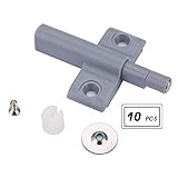 Amortisseur de Porte, 10pcs Amortisseur de Porte Dispositifs de Rebond Magnétique sans Poignée pour Porte du Cabinet(S)