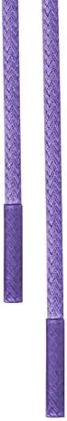 Wax Cotton Cord Shoe Laces For Dress Shoes 2mm Wide - All Colours! (Lilac)
