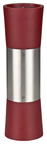 Salz und Pfeffermühle mit Keramik Mahlwerk (rot) - 2