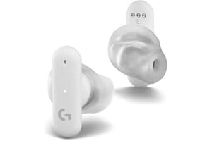 Logitech G FITS True Wireless Gaming Earbuds, individuell zugeschnittene Passform, Lightspeed + Bluetooth, Vier Beamforming-Mikrofone, PC, Mac, PS5, PS4, Mobile, Nintendo Switch - Weiß