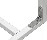 IB-Style – Hochwertiges Bettschutzgitter „Flamo“ Bettgitter Holz Weiss lackiert – Länge 140 cm – Höhe 42 cm | auch in 120 cm erhältlich - 4