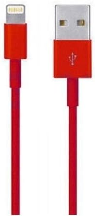 iOS 9/8 Certified Lightning Cable for Phone 6 iPhone 5 5s iPad Lightning Certified USB Charger Cable Data Sync 1m(1Meter) 2m(2Meter) 3m(3Meter) - iOS 9/8 Certified Compatible (1meter, Red)