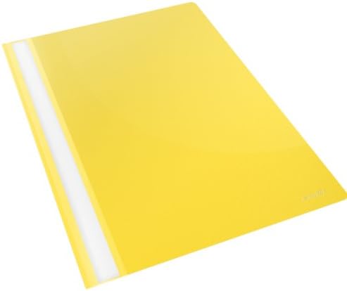 Esselte28318 Report File, Format A4, Capacity up to 160 sheets (80 gr / sqm), Polypropylene, Giallo Vivida, Esselte A4 Plastic Report File