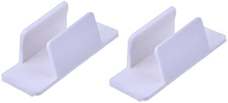 (2 PACK) Self Adhesive Pen Holder Clip Clips Table Desk Office Work Computer Home Memo Fridge Bulletin Clip Board