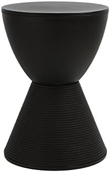 Shoe bench Plastic stool low stool Small bench Simple Stool Sofa stool Tea table stool (Color : Black)