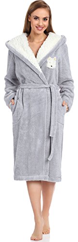 Preisvergleich Produktbild L&L Damen Bademantel Aby Long (Crystal, M)