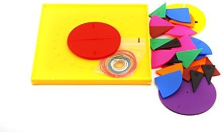 Wisetime Both Sided Geo Board With Circle Cuts
