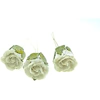 clarigo, Haarnadeln, Haarklammern, Haarklemmen, Blume, creme, Hochzeit,Kommunion, Blumen, Blumenmädchen