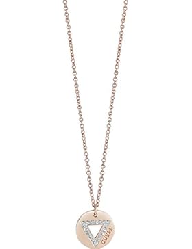 Guess Damen-Kette Messing Kristall One Size, rosé