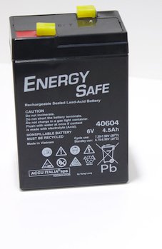 Batteria al piombo Energy Safe 6V 4,5Ah